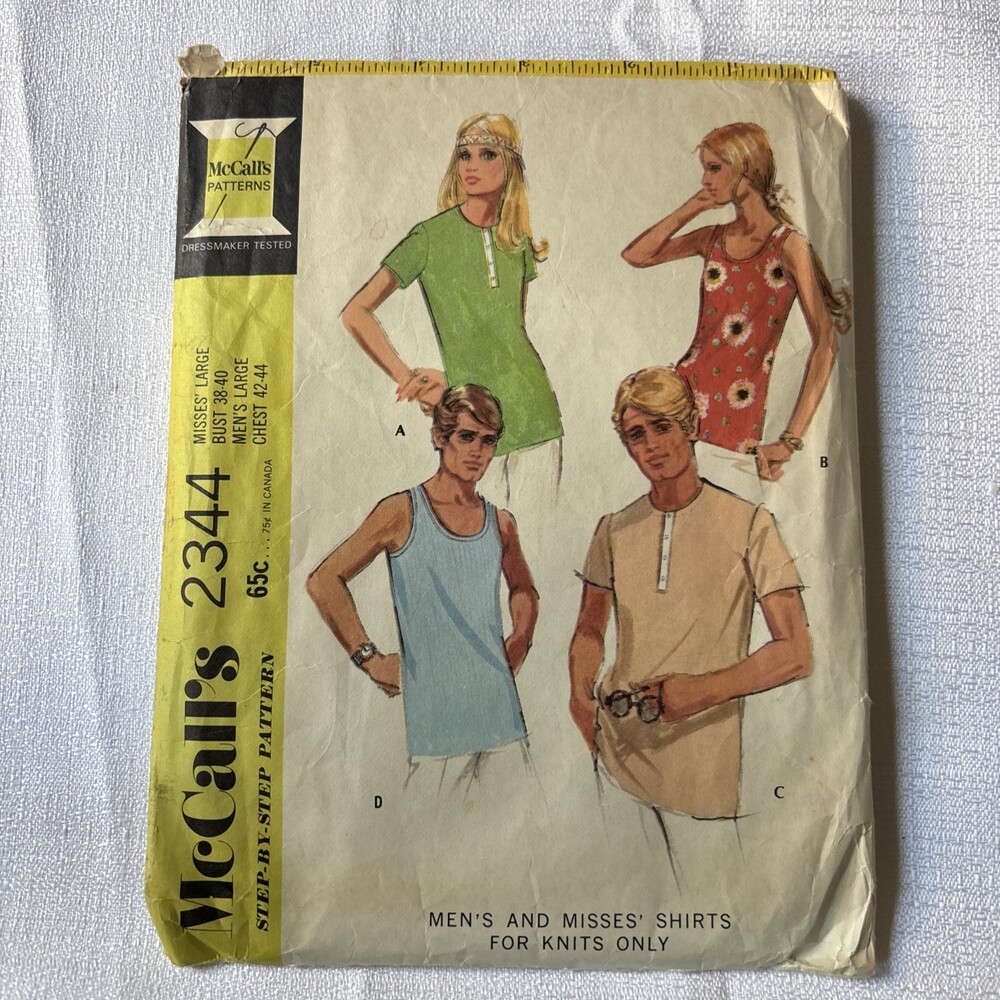 Mcall’s vintage sewing pattern 2344
